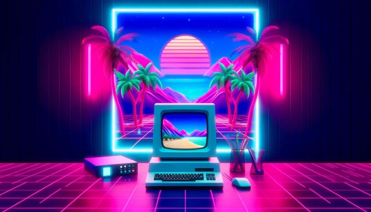 Illustration of a vibrant, futuristic cityscape under constant surveillance, emphasizing the challenges of maintaining digital privacy and reinforcing the concept that digital privacy is a myth.
