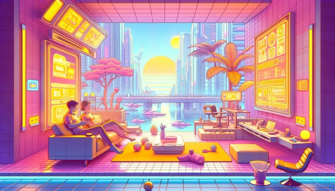 Illustration of practical applications of Zero-Knowledge Proofs in preserving digital privacy. The image depicts a high-tech environment where various ZKP-based privacy solutions are implemented, showcasing the feasibility of achieving true digital privacy.