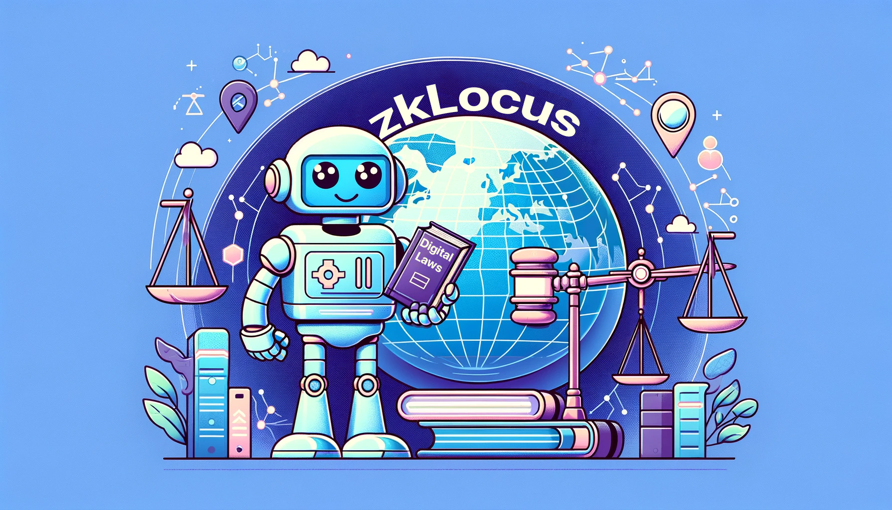 zkLocus in digital law, enforceable by smart contracts, and generation of legal assertions regarind geoloation